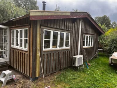 Installation af varmepumpe i Melby